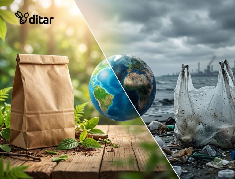 Bolsas De Papel Vs Plásticas Grandes Fabricantes de Bolsas de papel